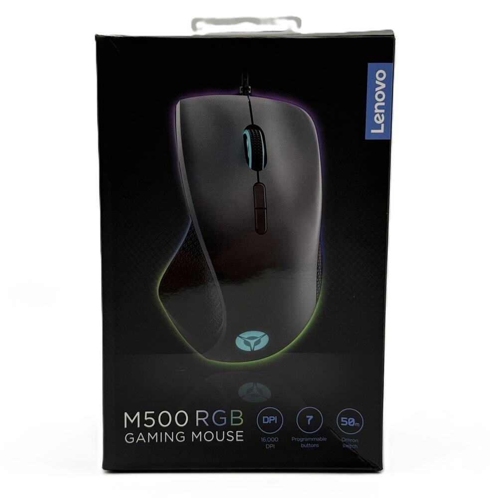 Lenovo Legion M500 RGB Wired USB Gaming Mouse - Black